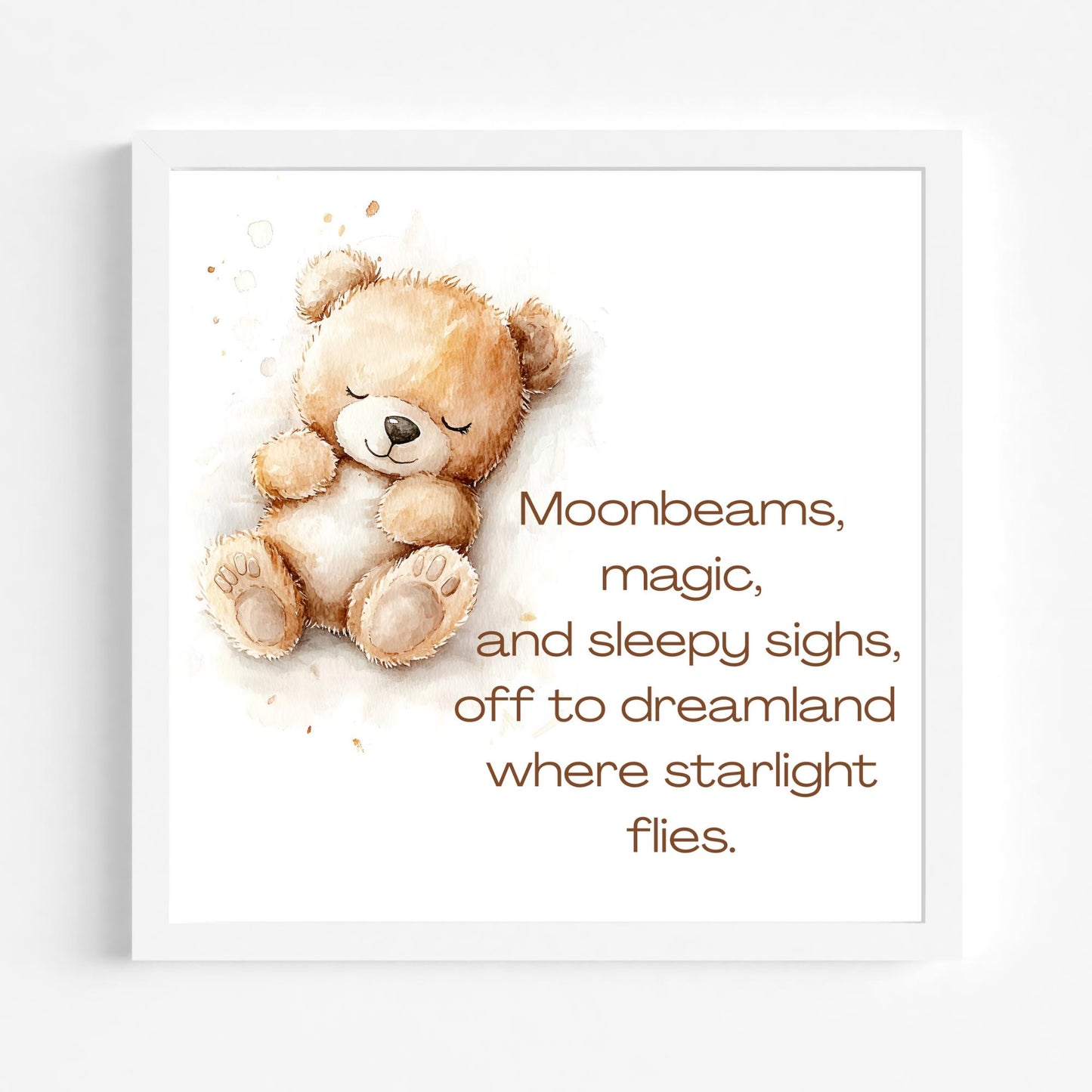 Moonbeams, Magic and Sleepy Sighs Wall Art