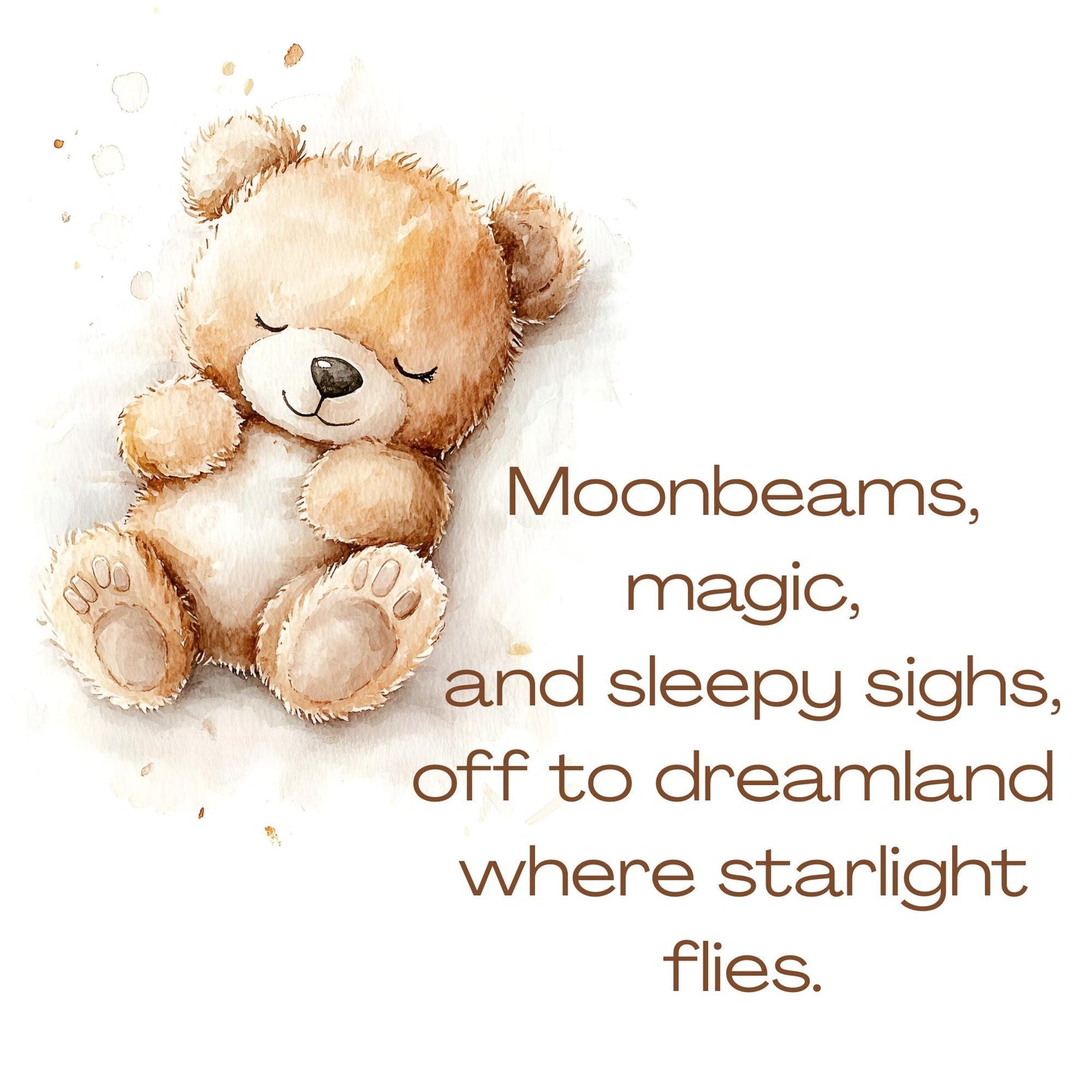 Moonbeams, Magic and Sleepy Sighs Wall Art